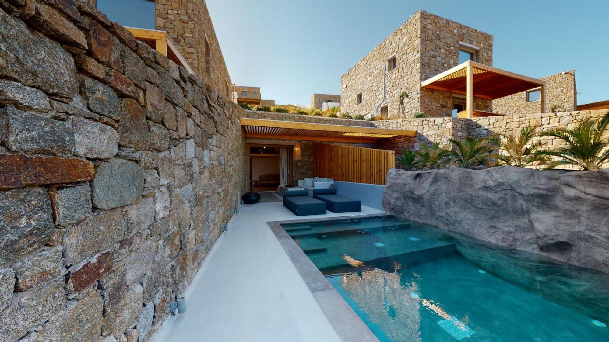 Nasta Suites & Villas Intentional Living Mykonos Panormos  Стая снимка